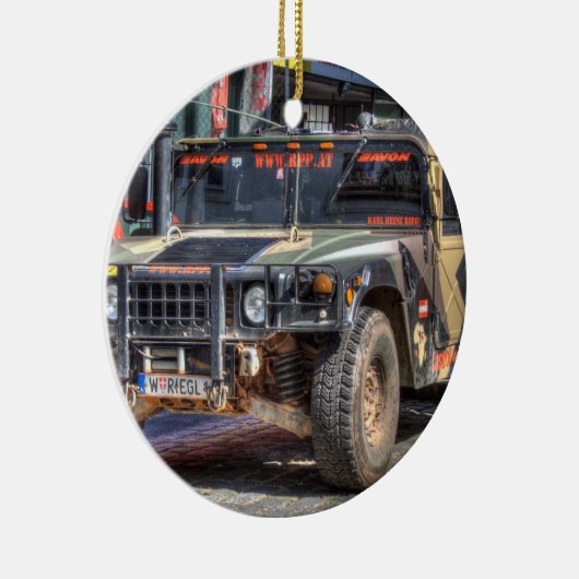 Hummer H1 Keramisch Ornament (Rechts)