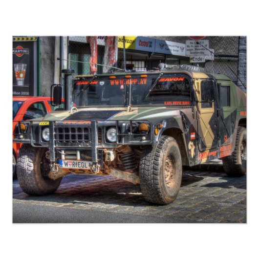 Hummer H1 Poster (Voorkant)