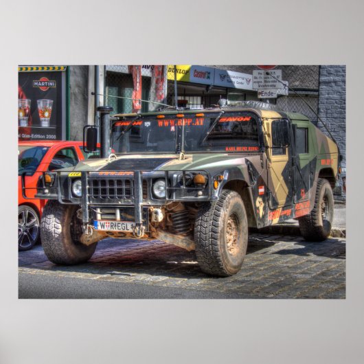 Hummer H1 Poster (Voorkant)