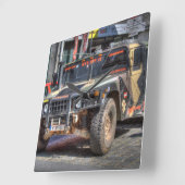 Hummer H1 Vierkante Klok (Hoek)