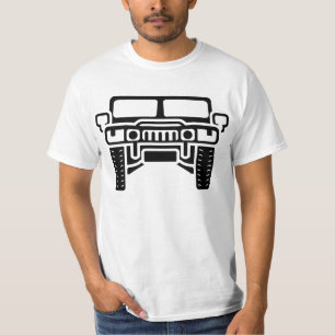 Hummer/Humvee-illustratie T-shirt