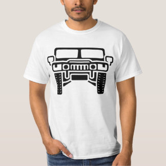 Hummer/Humvee-illustratie T-shirt