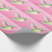 Hummer Roze Cadeaupapier (Hoek)