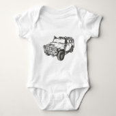 Hummer Truck Art Romper (Voorkant)