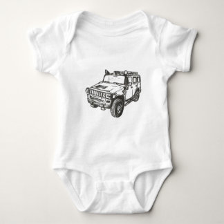Hummer Truck Art Romper