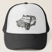 Hummer Truck Art Trucker Pet (Voorkant)