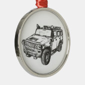 Hummer Truck Custom Ornament (Rechts)