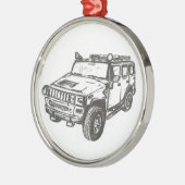 Hummer Truck Custom Ornament (Links)