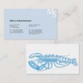Hummer Zakelijke kaarten blauw Visitekaartje (Voorkant / Achterkant)