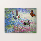 HUMMERS BUTTERFLY SUMMER GARDEN PUZZLE LEGPUZZEL (Horizontaal)