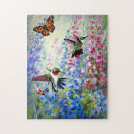 HUMMERS BUTTERFLY SUMMER GARDEN PUZZLE LEGPUZZEL