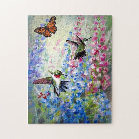 HUMMERS BUTTERFLY SUMMER GARDEN PUZZLE LEGPUZZEL (Verticaal)