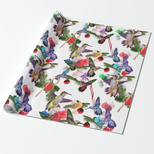 Hummers en snoepkanen cadeaupapier (Uitgerold)