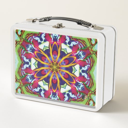 Hummers Kaleidoscope Metalen Lunchbox (Voorkant)