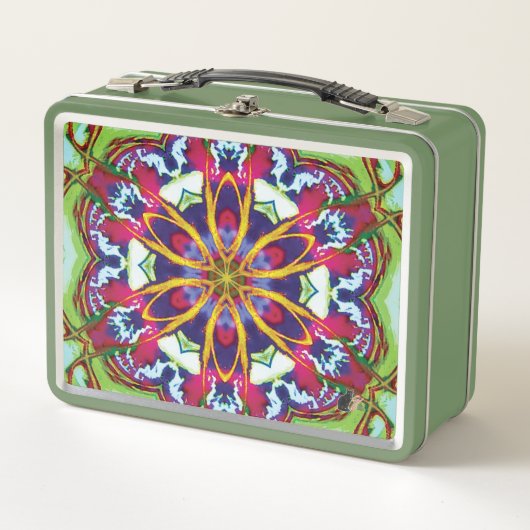 Hummers Kaleidoscope Metalen Lunchbox (Voorkant)