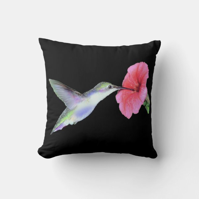 Humming Bird American Mo Jo Pillow Kussen (Voorkant)