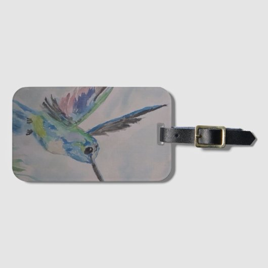 Humming Bird Bagagelabel (Voorkant (horizontaal))