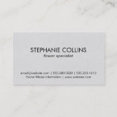 Humming Bird | Bloemen II Visitekaartje (Achterkant)