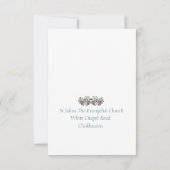 Humming Bird bruiloft uitnodiging (Achterkant)