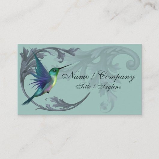 Humming Bird Elegance Visitekaartje (Voorkant)