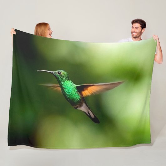HUMMING BIRD FLEECE DEKEN (In situ)