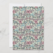 Humming Bird & Hibiscus - Uitnodiging voor een bru (Achterkant)