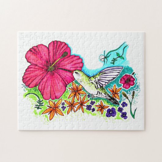 Humming Bird Legpuzzel (Horizontaal)