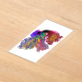 Humming Bird love Acryl Uitnodigingen (Laagn)