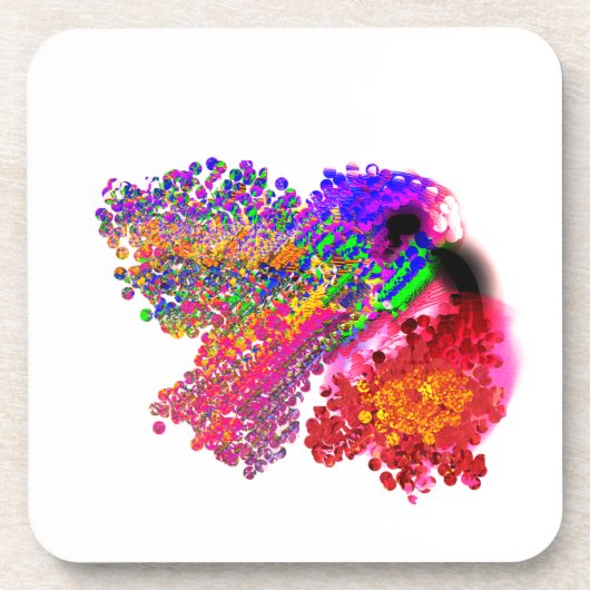 Humming Bird love Bier Onderzetter (Voorkant)