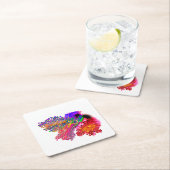 Humming Bird love Kartonnen Onderzetters (Insitu)