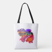 Humming Bird love Tote Bag (Achterkant)