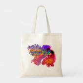Humming Bird love Tote Bag (Achterkant)