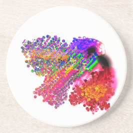 Humming Bird love Zandsteen Onderzetter