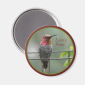 Humming Bird Love's Point Magnet (Voorkant / Achterkant)