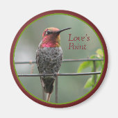 Humming Bird Love's Point Magnet (Voorkant)