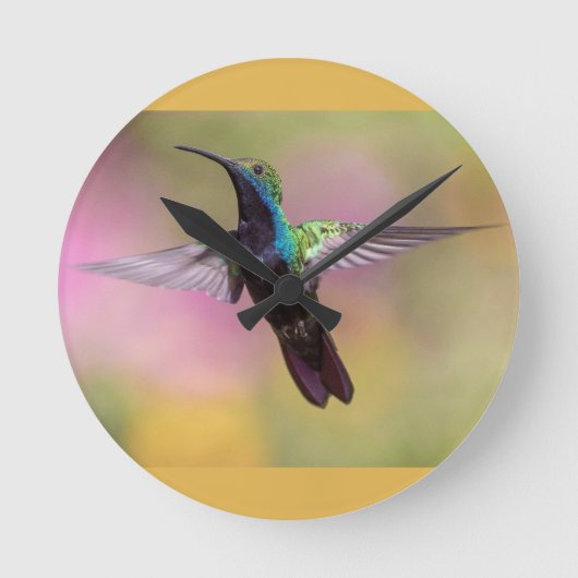 Humming Bird Ronde Klok (Voorkant)
