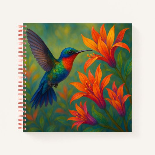 Humming bird Spiral Notebook Notitieboek (Voorkant)