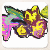 Humming bird spring kartonnen onderzetters (Voorkant)