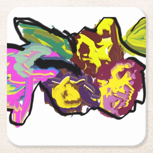 Humming bird spring kartonnen onderzetters (Voorkant)