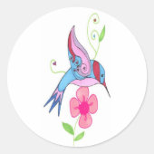 Humming Bird- Sticker (Voorkant)
