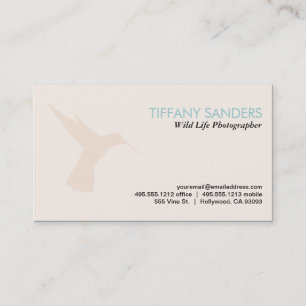 Humming Bird Visitekaartje