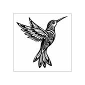 Humming Bird Wood Art Rubber Stamp Rubberstempel (Afrduk)