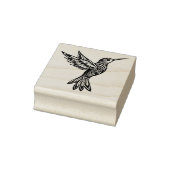 Humming Bird Wood Art Rubber Stamp Rubberstempel (Stempel)