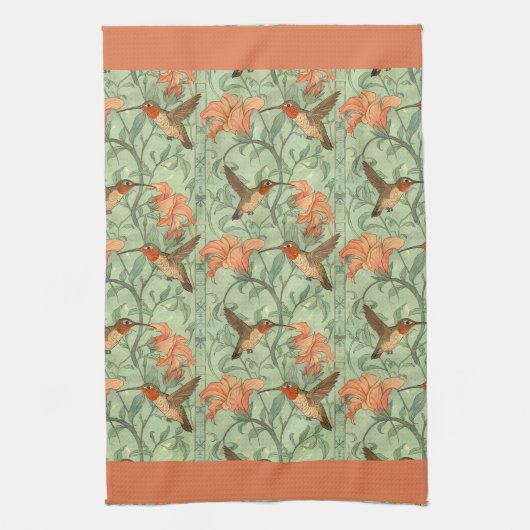 Humming Birds Keukenhanddoek (Verticaal)