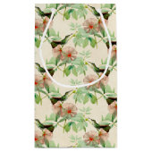 Humming Birds serie ontwerp drie kleine geschenk t Klein Cadeauzakje (Achterkant)