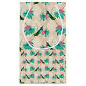 Humming Birds serie ontwerp één kleine geschenkzak Klein Cadeauzakje (Achterkant)