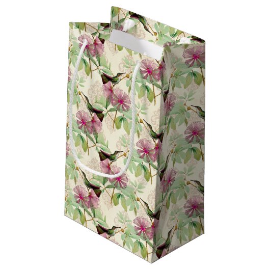 Humming Birds serie ontwerp negen kleine geschenk  Klein Cadeauzakje (Achterkant Gekanteld)