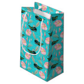 Humming Birds serie ontwerp twee kleine geschenk t Klein Cadeauzakje (Achterkant Gekanteld)