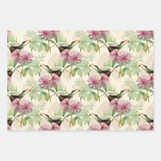 Humming Birds Series Design Seven Inpakpapier Vel (Voorkant)