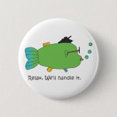 Humming Fish Ronde Button 5,7 Cm (Voorkant)
